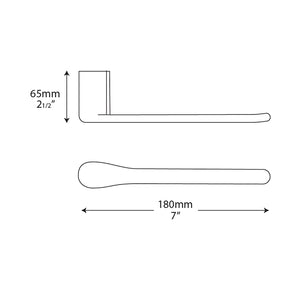 Manhattan Toilet Paper Holder - Specifications Drawing